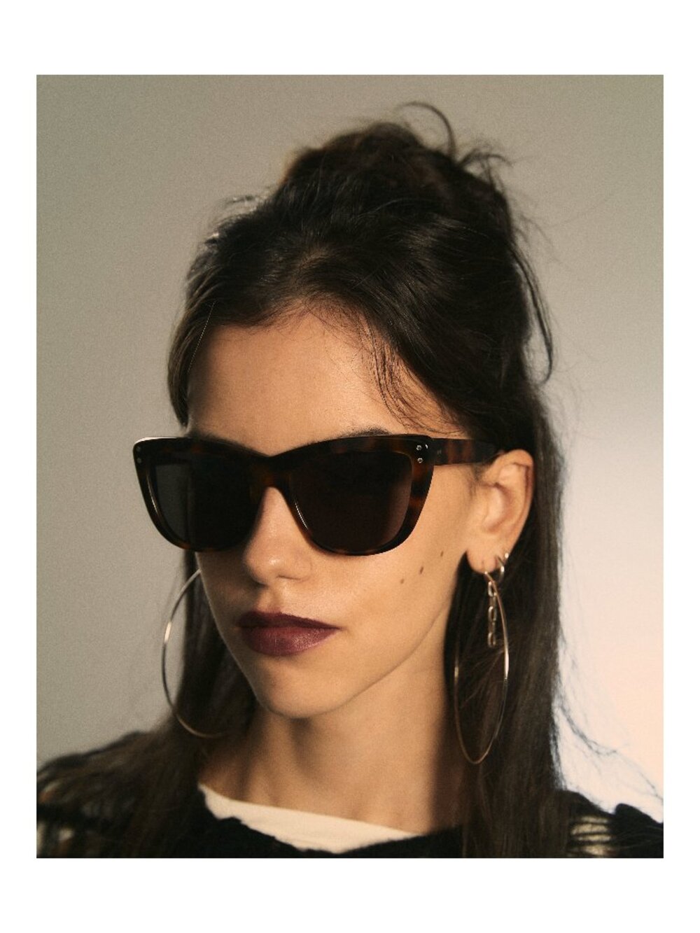 New Raval Eyewear Women's Sunglasses Havana Butterfly Brown Lens Acetate Frame